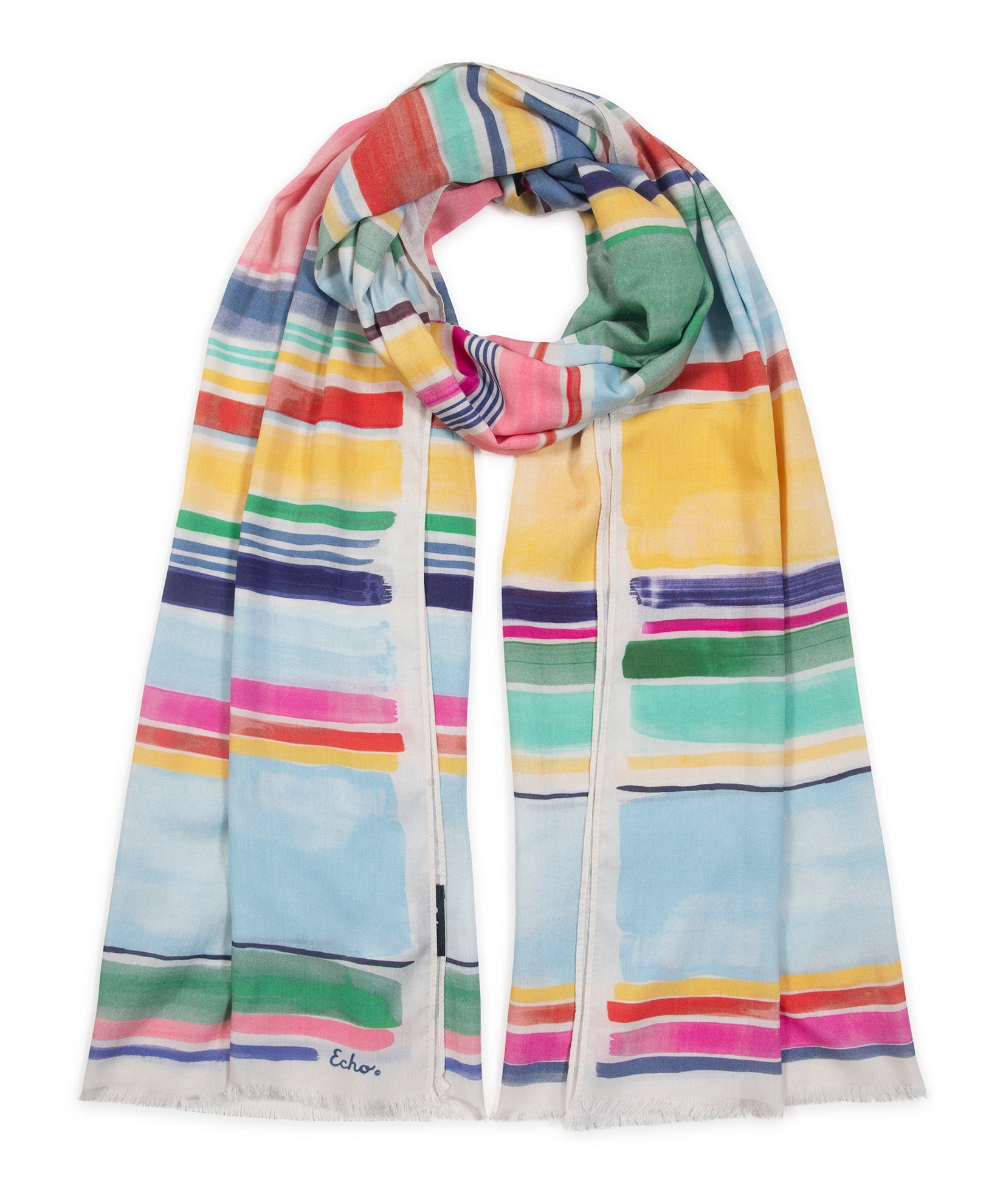Painted Stripe Wrap in color multi