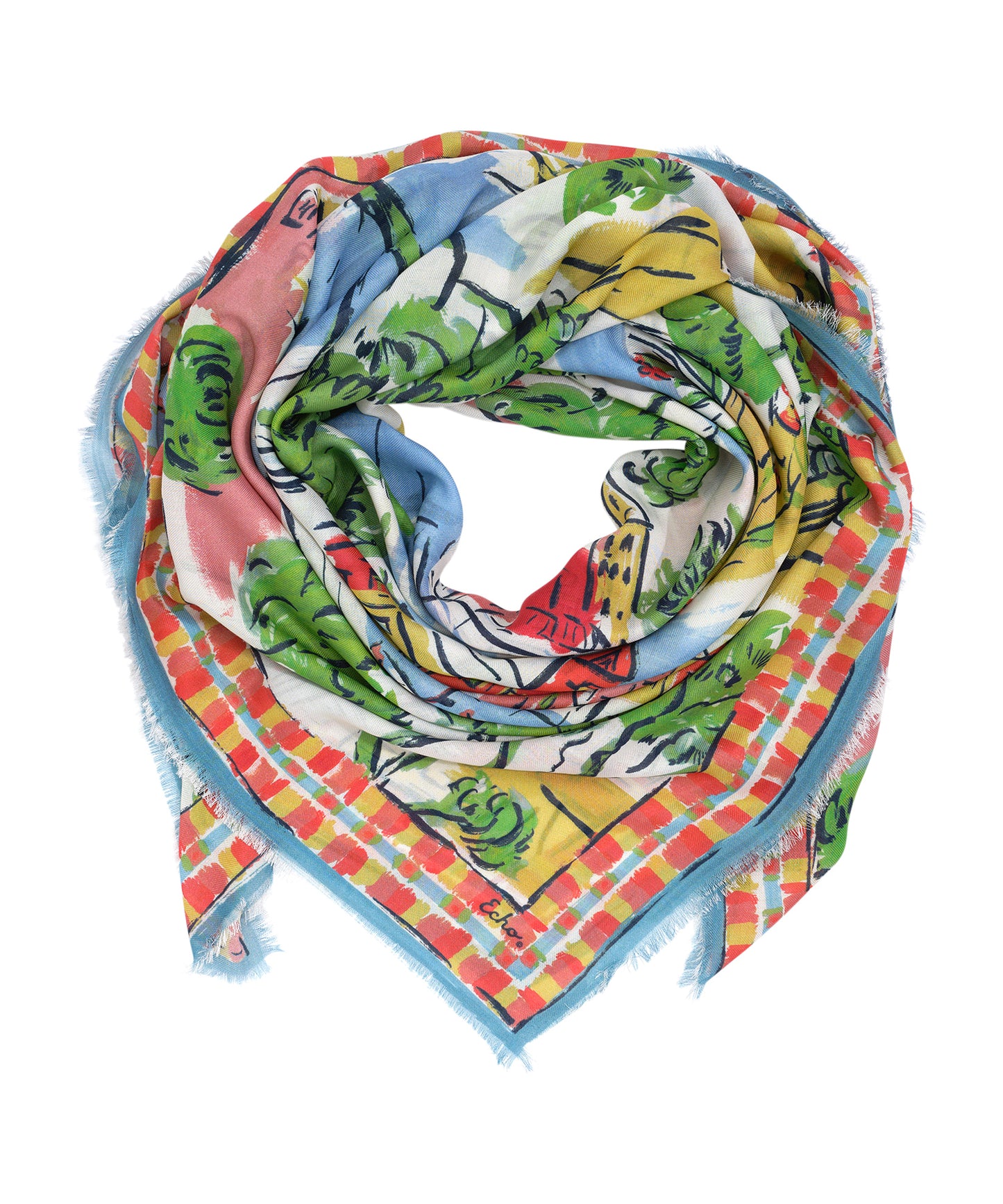 Riviera Square in color multi