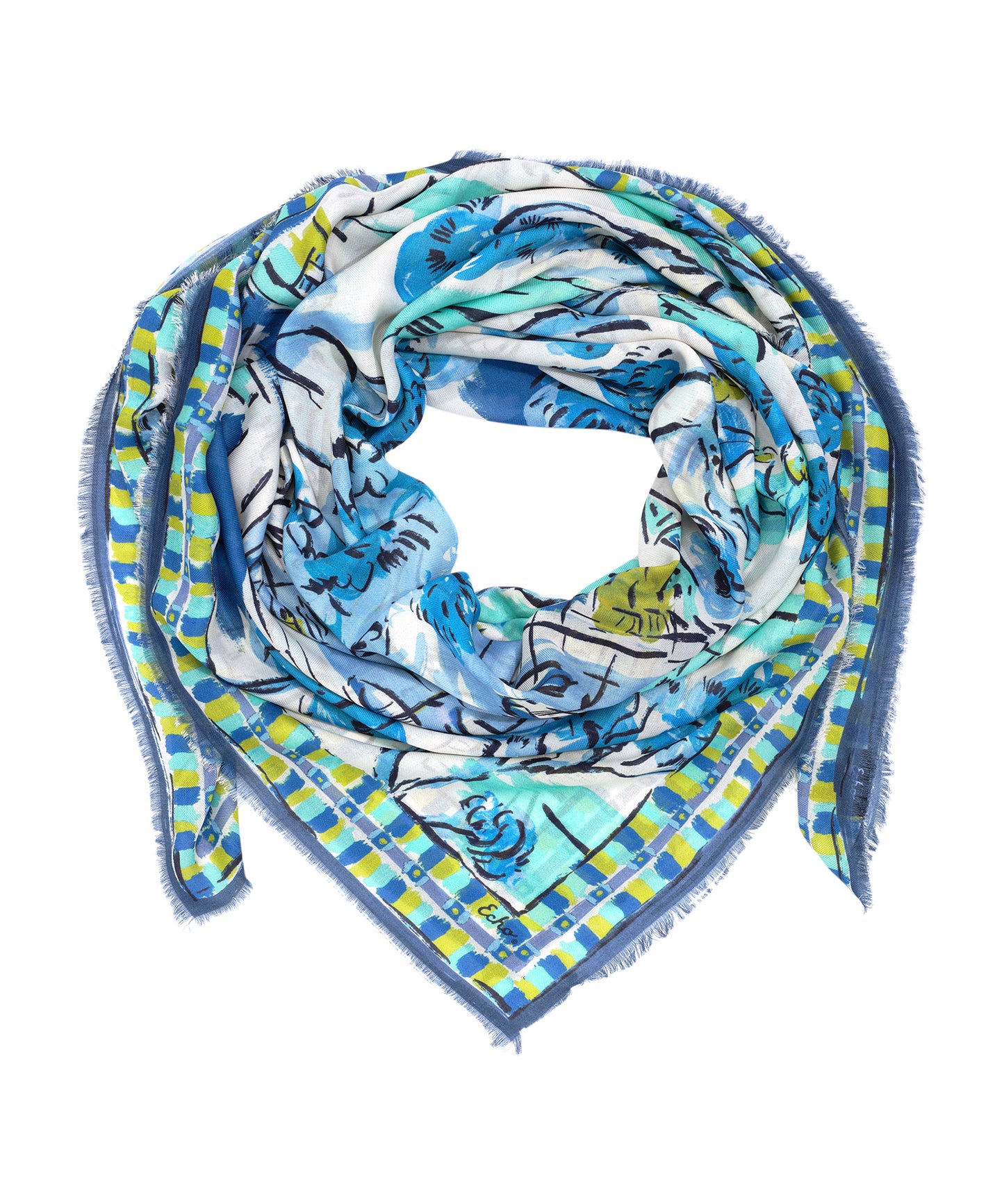 Riviera Square in color chambray