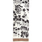 Scribble Floral Silk Oblong Scarf in color cream