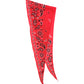 Bandana Triangle Scarf in color fiesta orange