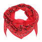 Bandana Triangle Scarf in color fiesta orange