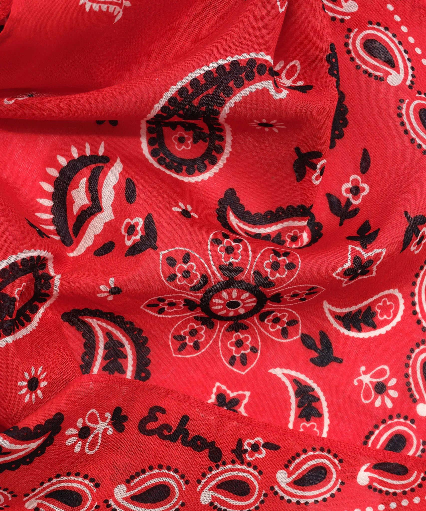 Bandana Triangle Scarf in color fiesta orange