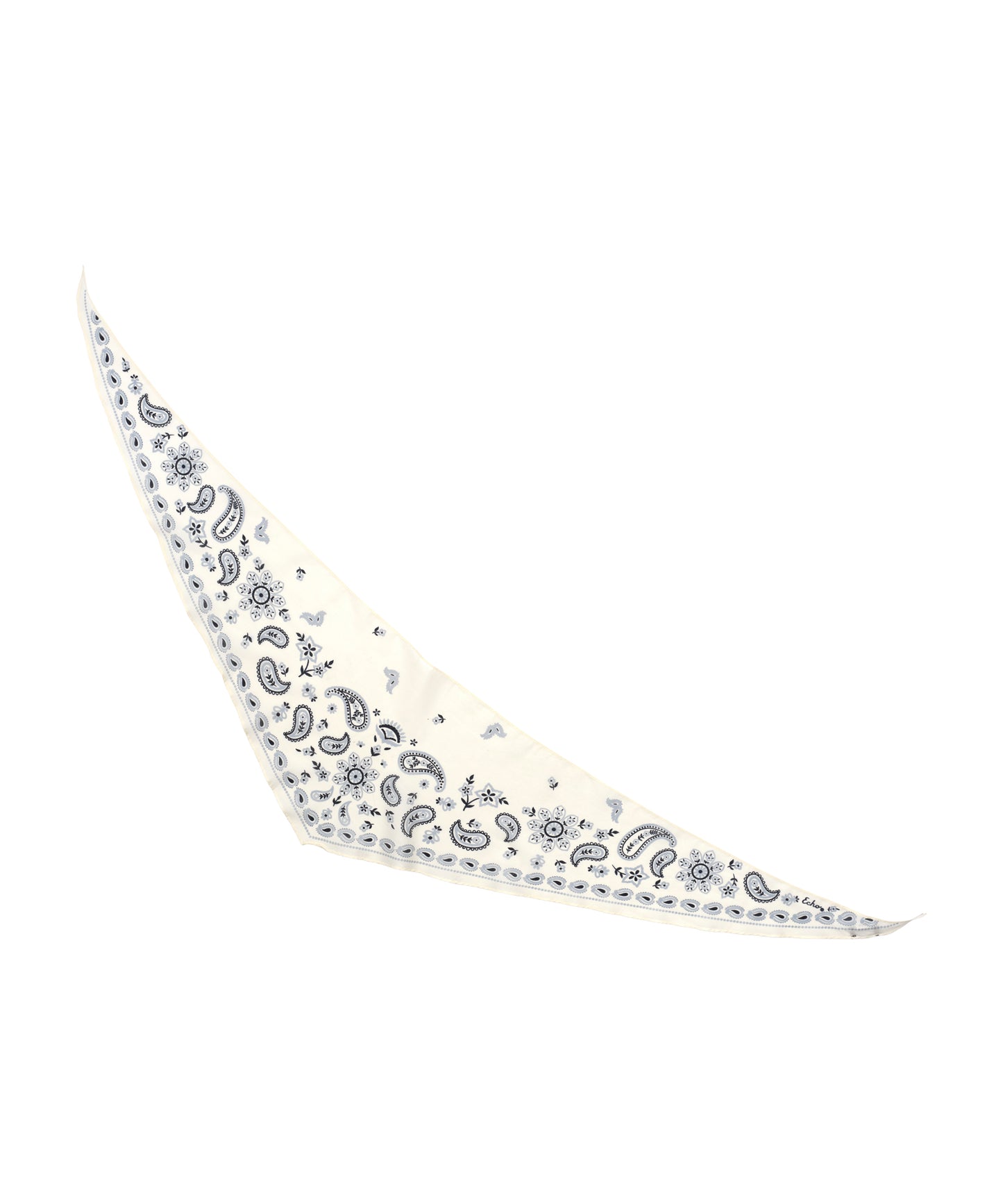 Bandana Triangle Scarf in color cream