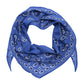 Bandana Triangle Scarf in color ultramarine