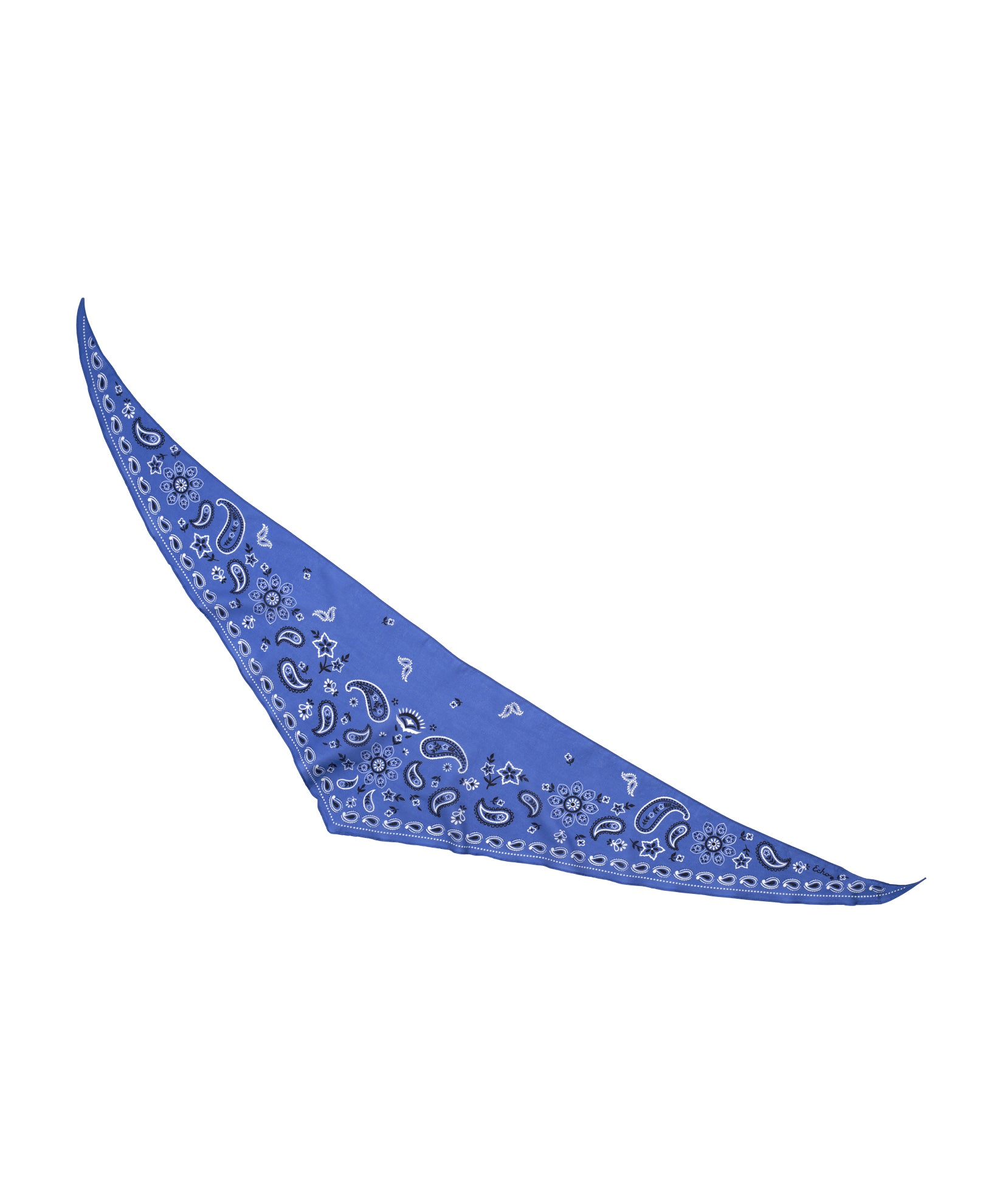 Bandana Triangle Scarf in color ultramarine