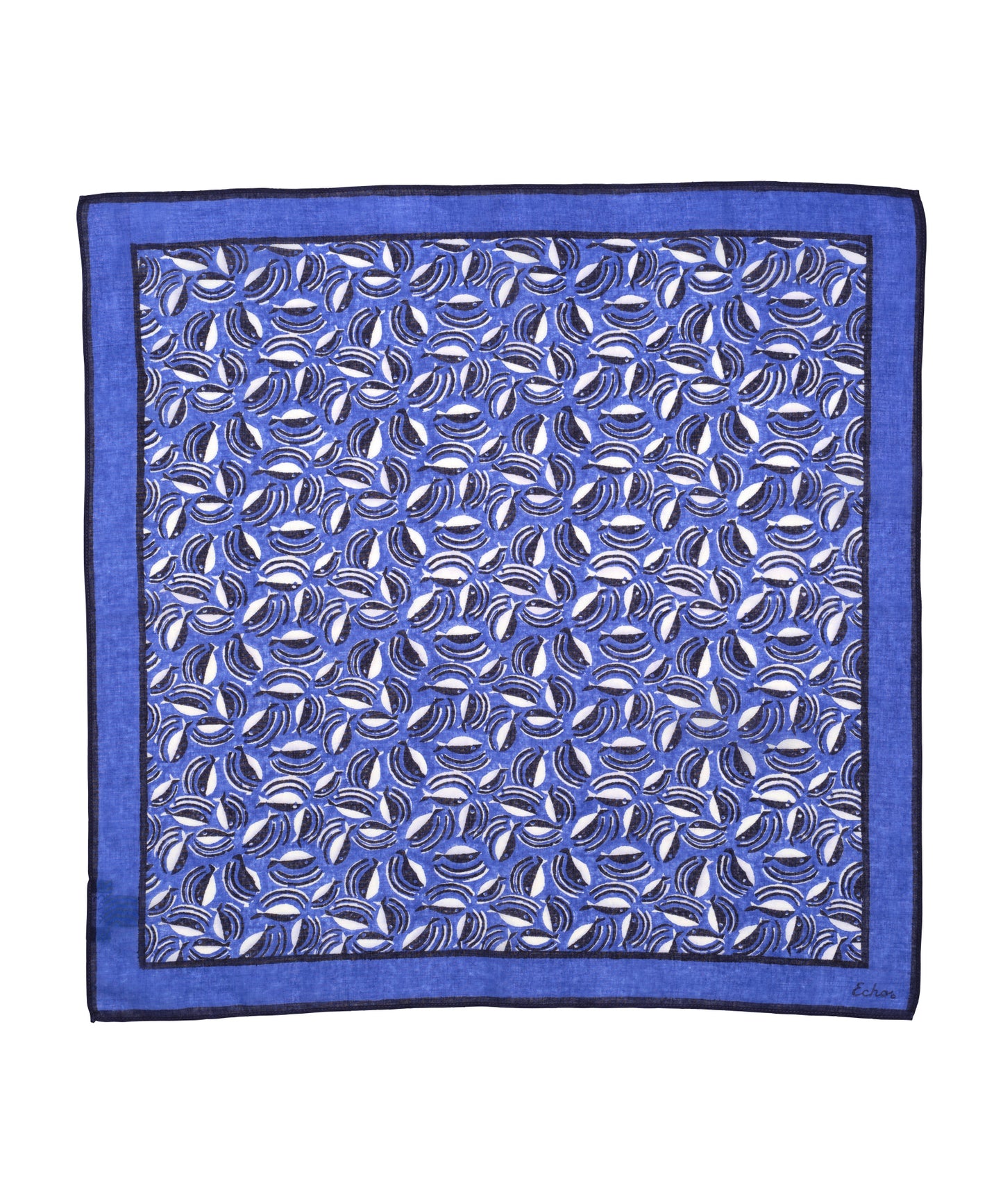 Shoal Of Fish Bandana in color ultramarine
