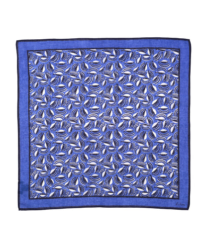 Shoal Of Fish Bandana in color ultramarine
