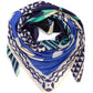 Summer Escape Oversized Square Scarf in color ultramarine