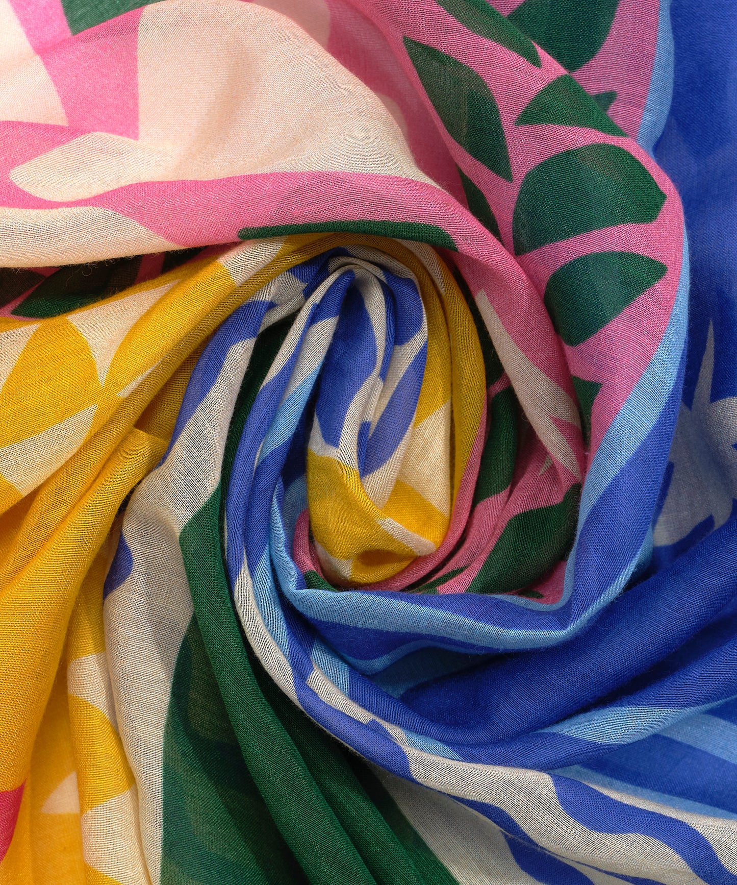 Summer Escape Oversized Square Scarf in color multi