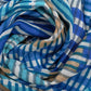 Stripe Illusion Sarong And Bag in color ultramarine