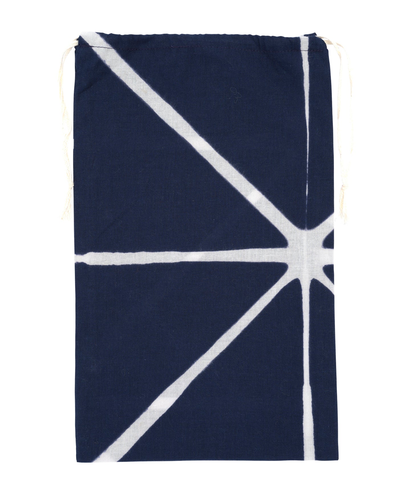 Shibori Sarong And Bag in color indigo