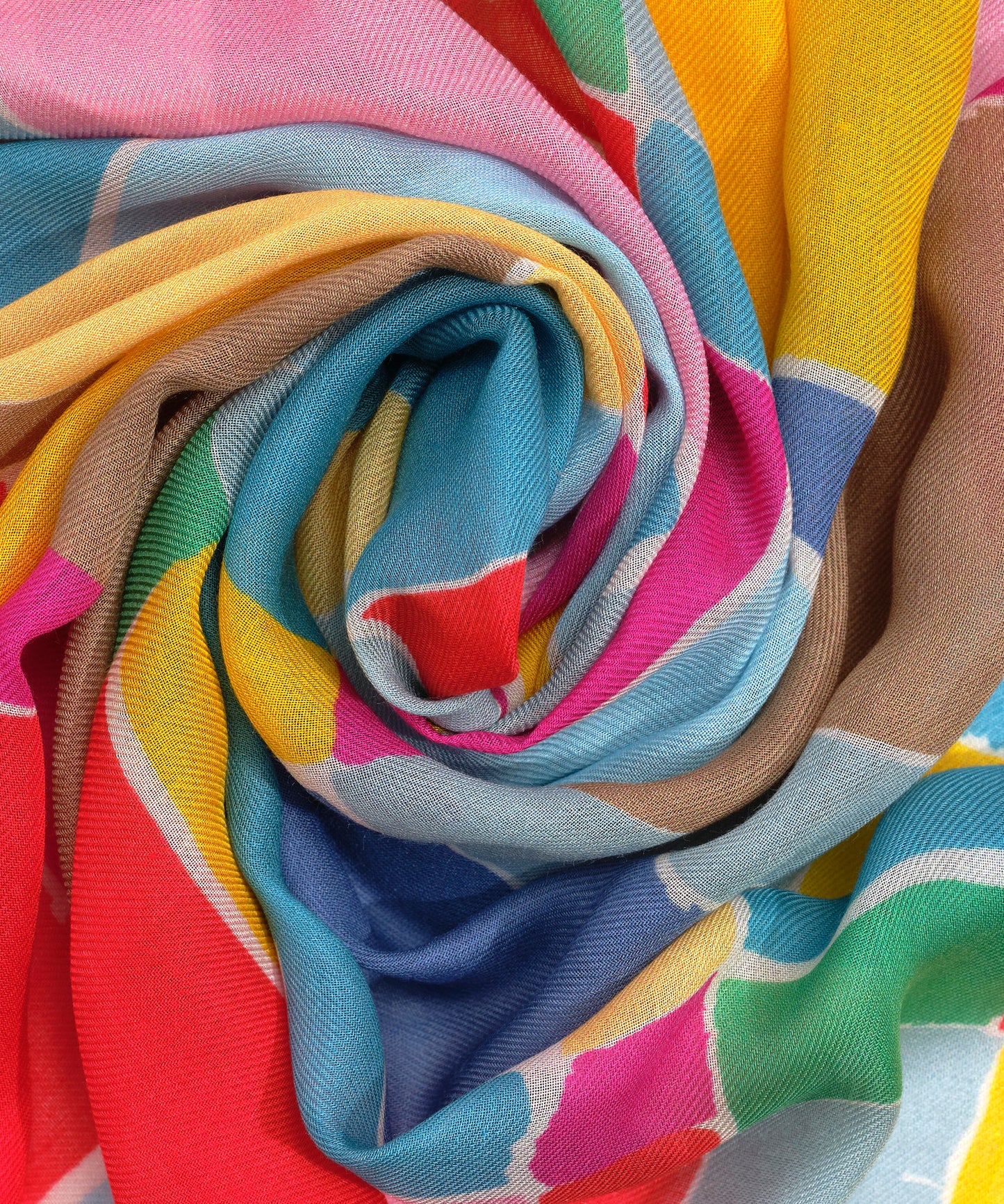 Painted Plaid Wrap in color multi