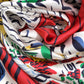 Sail Away 35" Silk Square Scarf in color multi