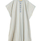 Cassis Henley Caftan in color chambray