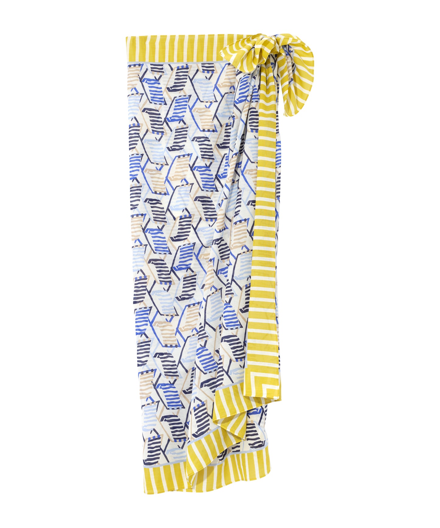 Beach Lounge Sarong in color ultramarine