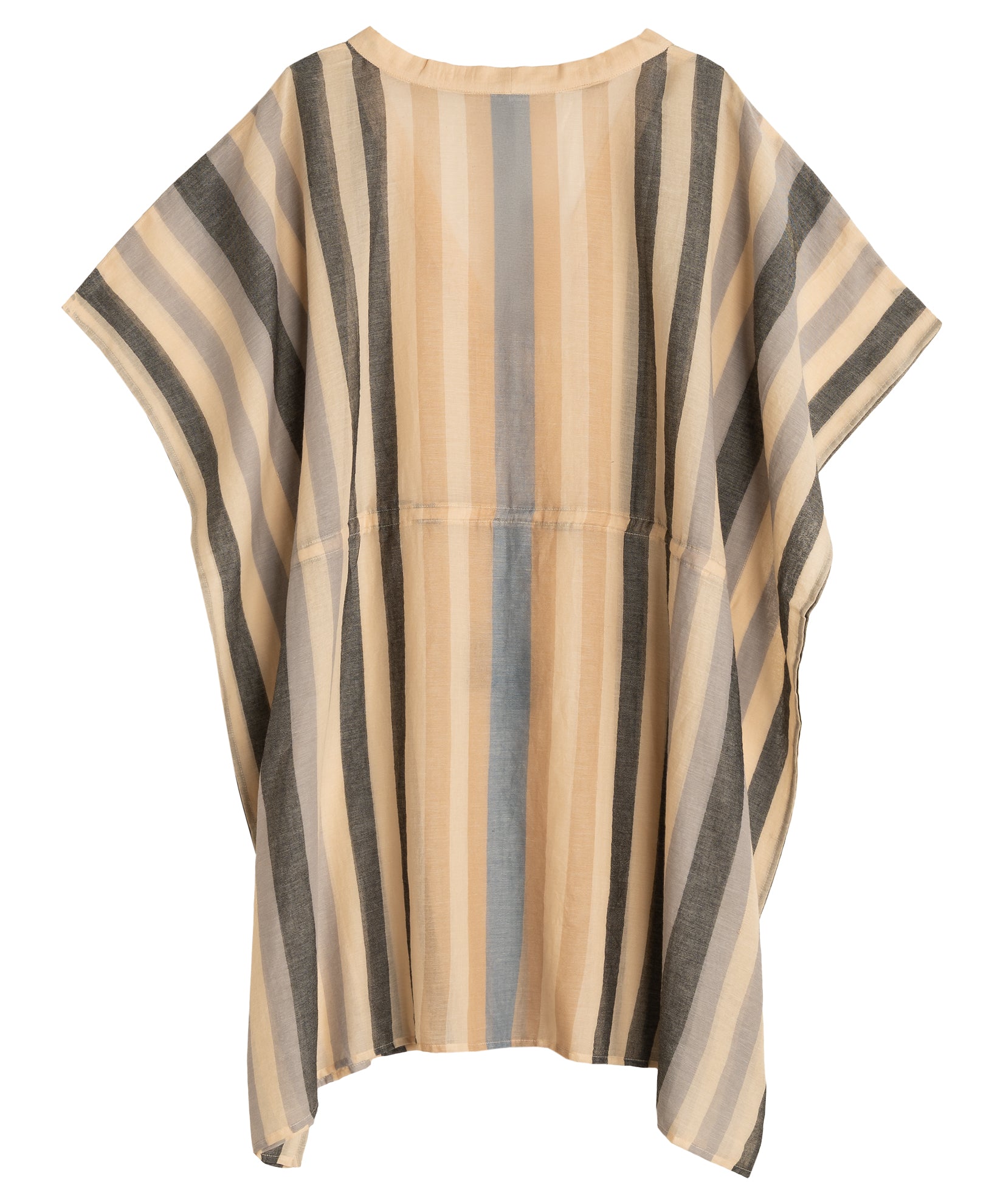 Cabana Stripe Caftan in color black