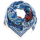 Cubists Oversized Square Scarf in color navy