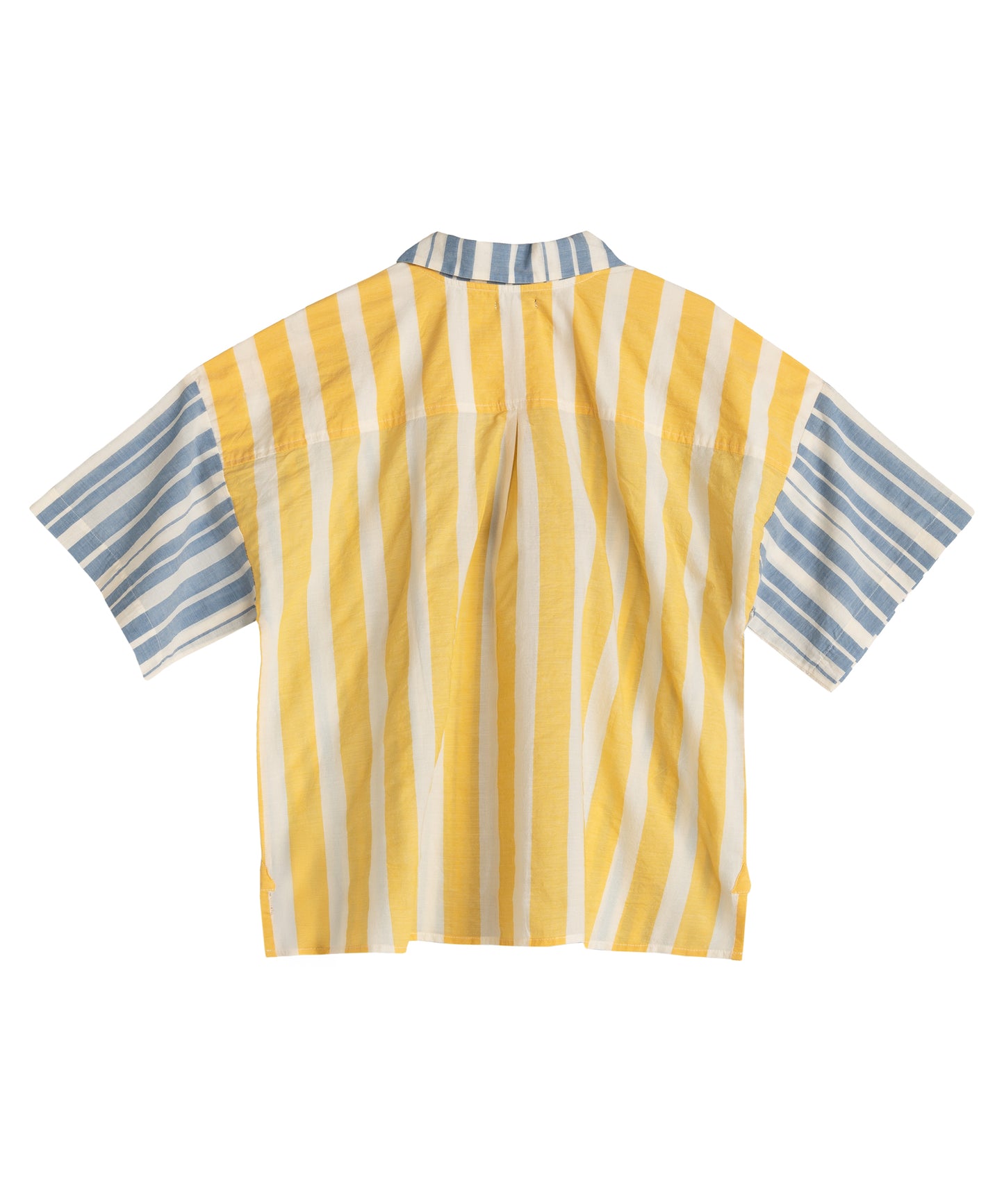 Cassis Camp Shirt in color chambray
