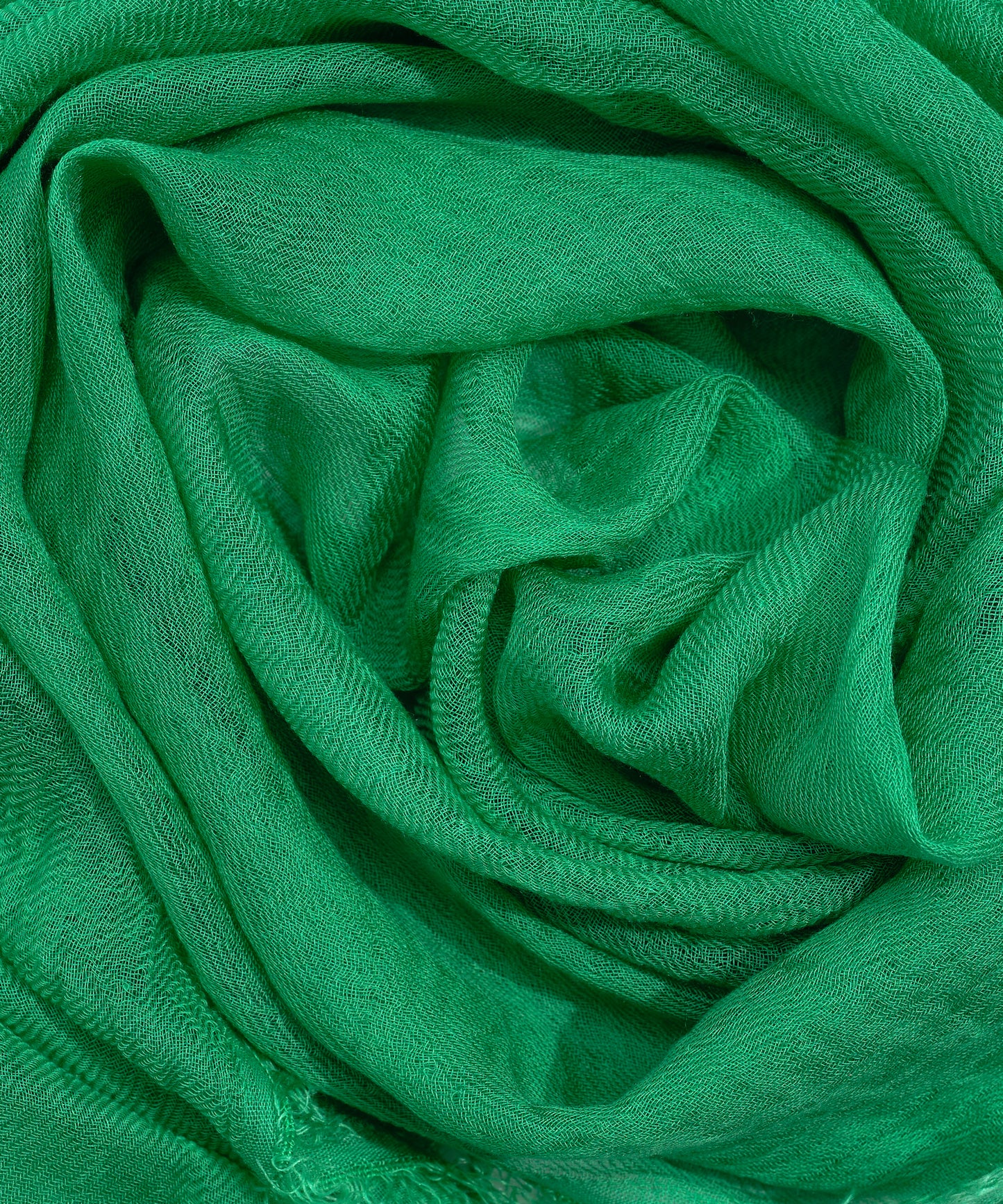 Essential Modal-silk Blend Crinkle Wrap in color leaf green