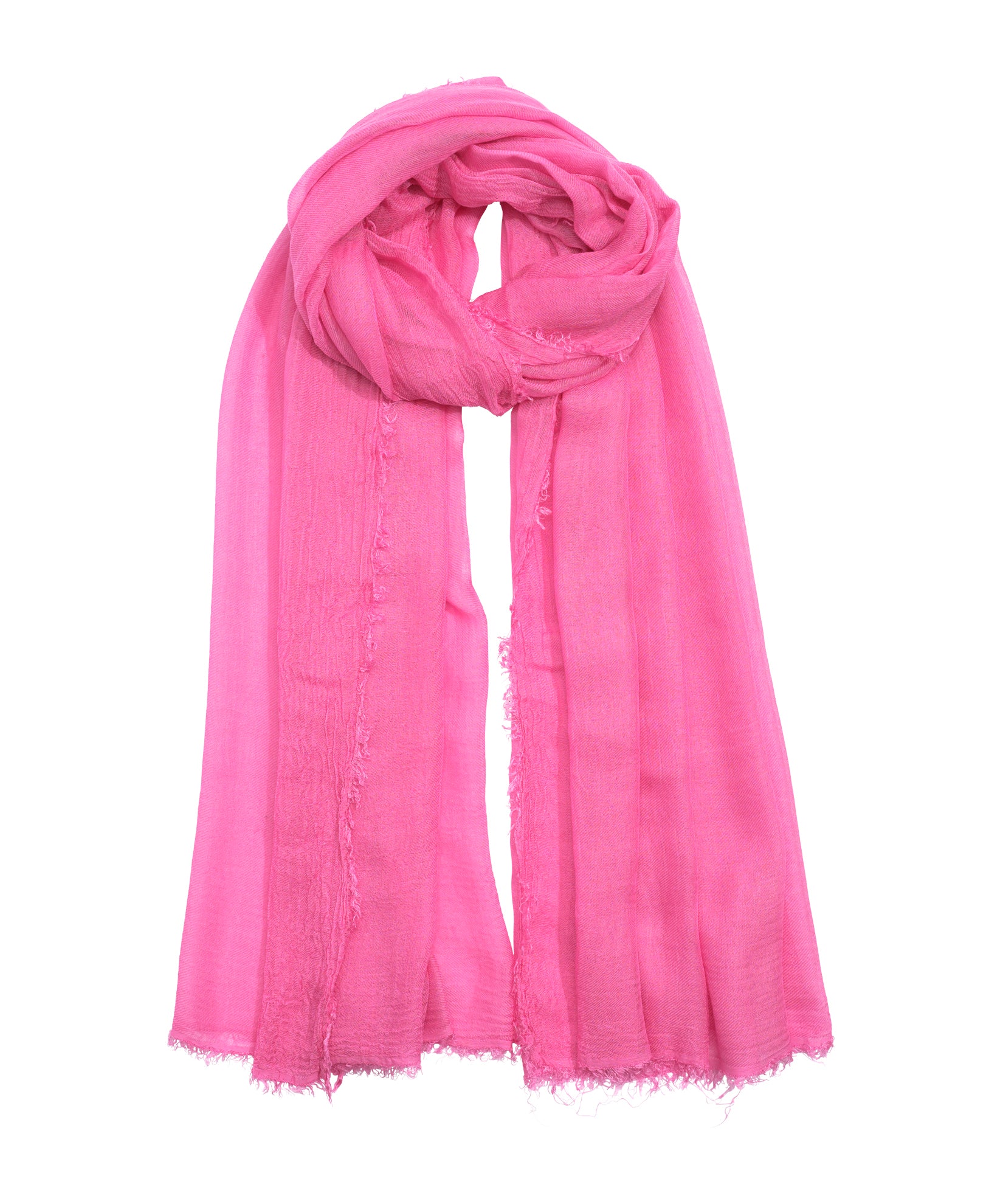 Essential Modal-silk Blend Crinkle Wrap in color beach pink