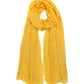 Essential Modal-silk Blend Crinkle Wrap in color sulfur