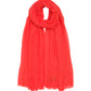 Essential Modal-silk Blend Crinkle Wrap in color fiesta orange