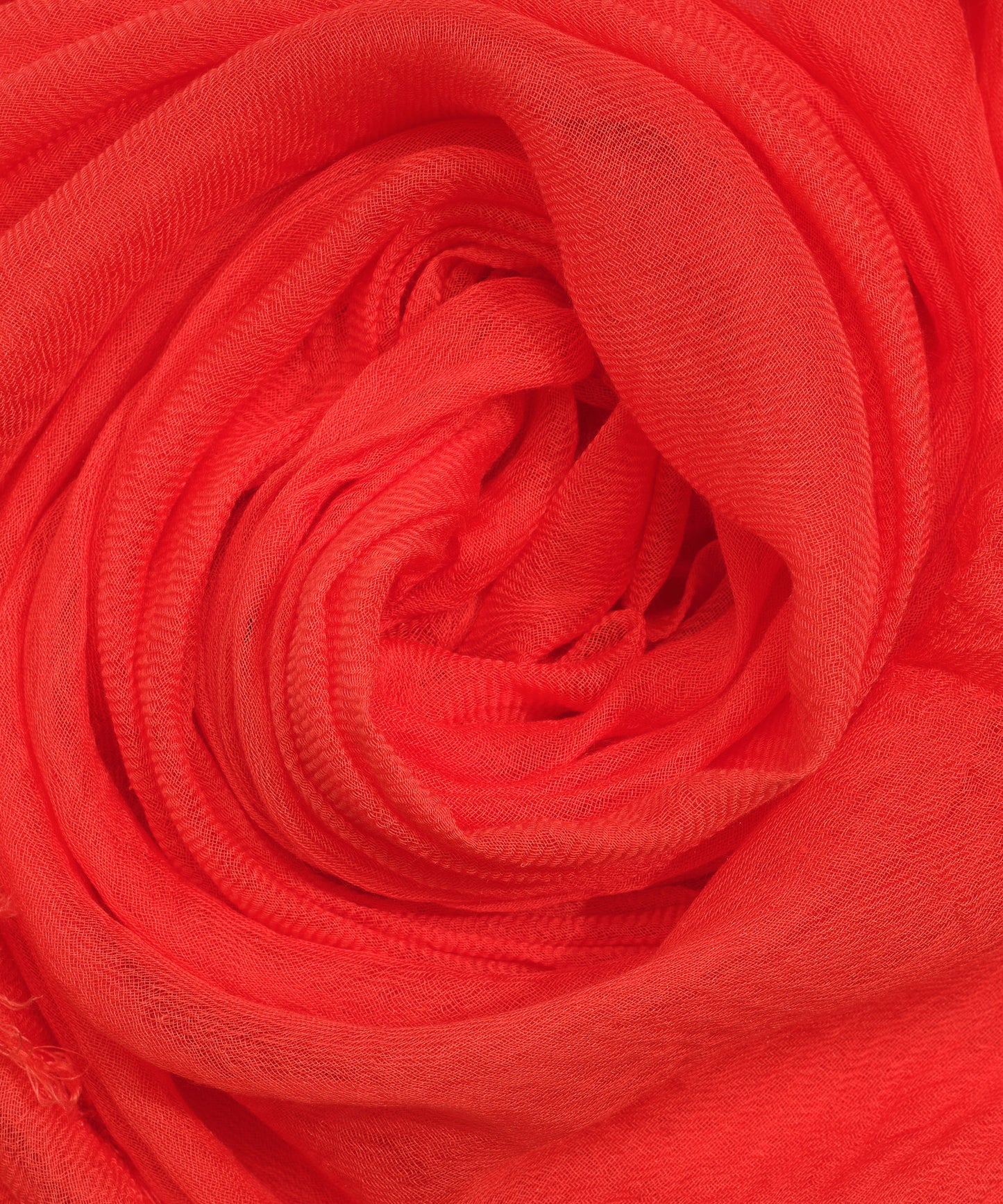 Essential Modal-silk Blend Crinkle Wrap in color fiesta orange