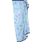 Sea Shells Sarong in color chambray