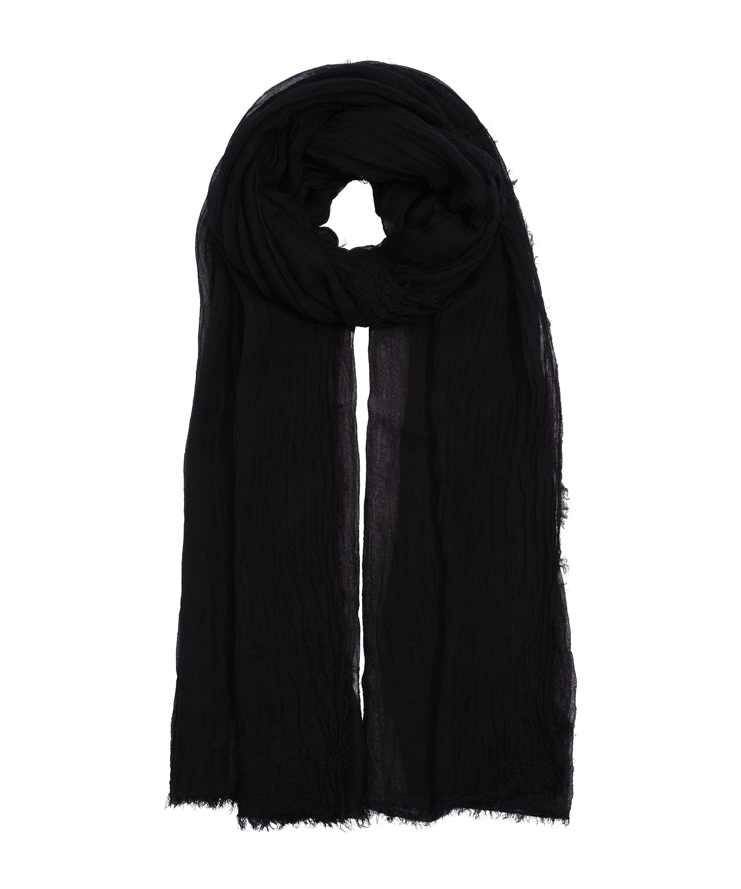 Essential Modal-silk Blend Crinkle Wrap