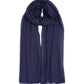 Essential Modal-silk Blend Crinkle Wrap in color navy