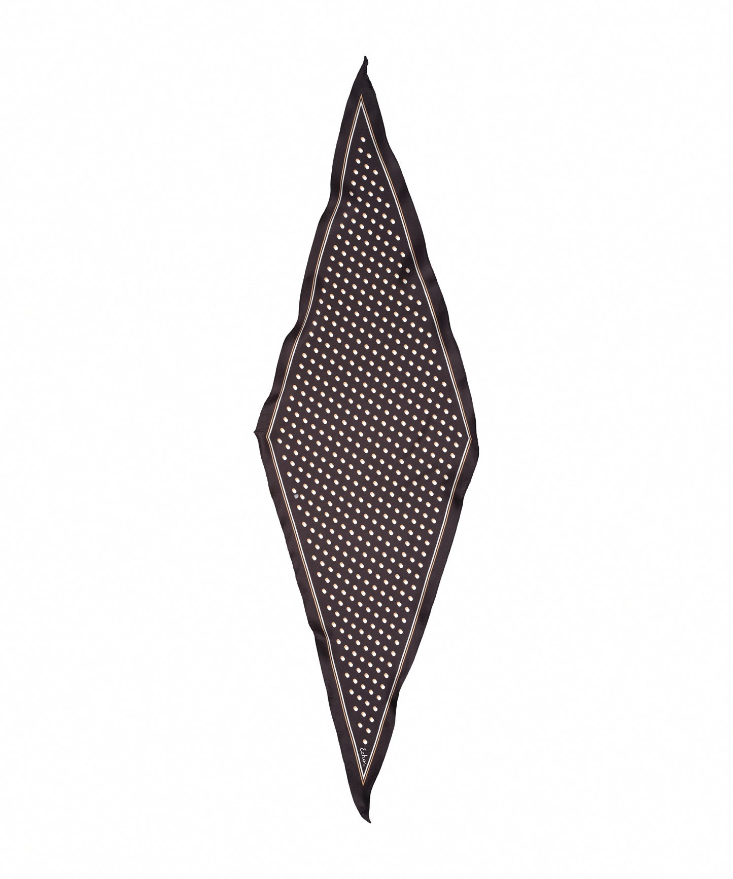 Dot Silk Diamond in color black