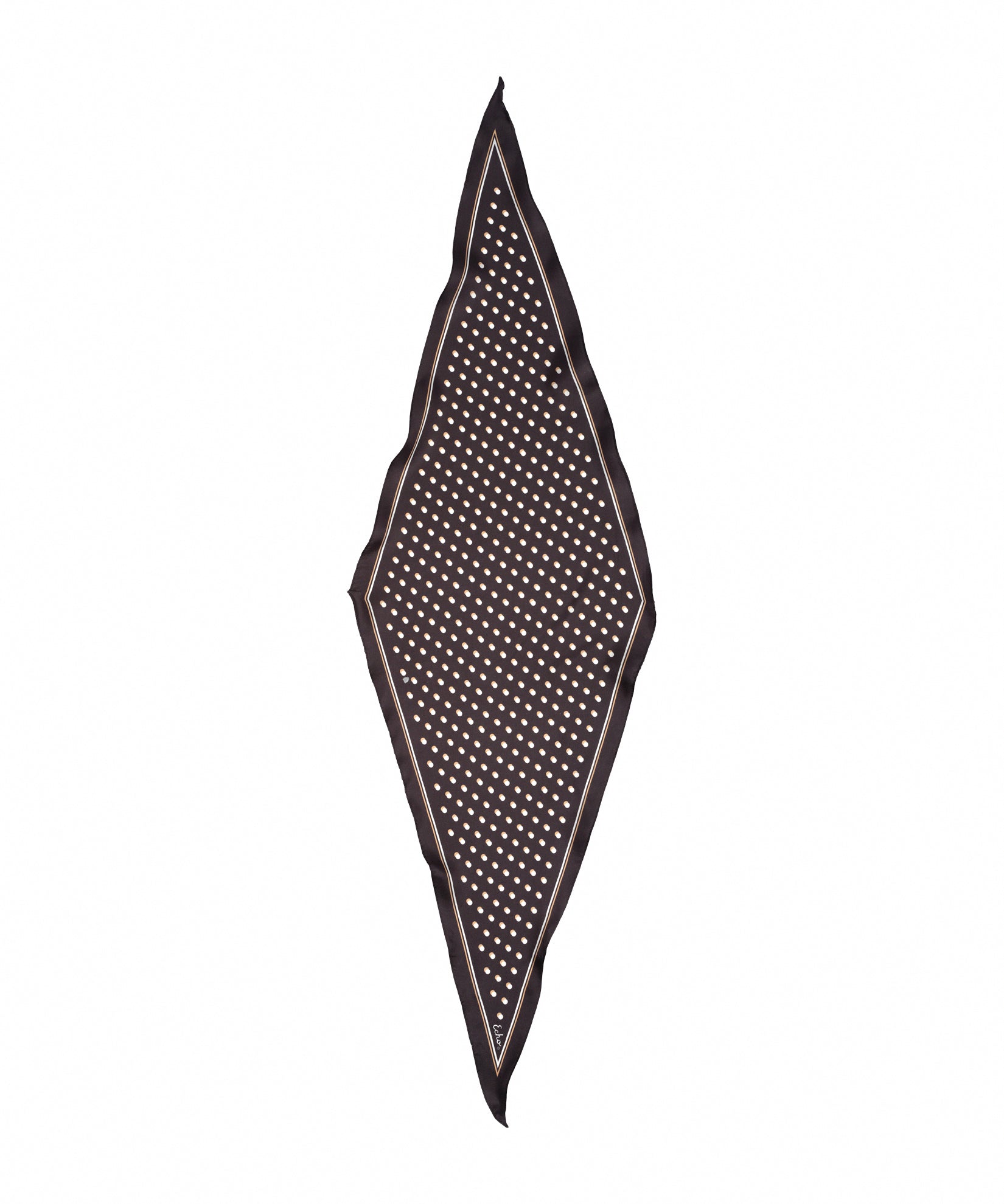 Dot Silk Diamond in color black