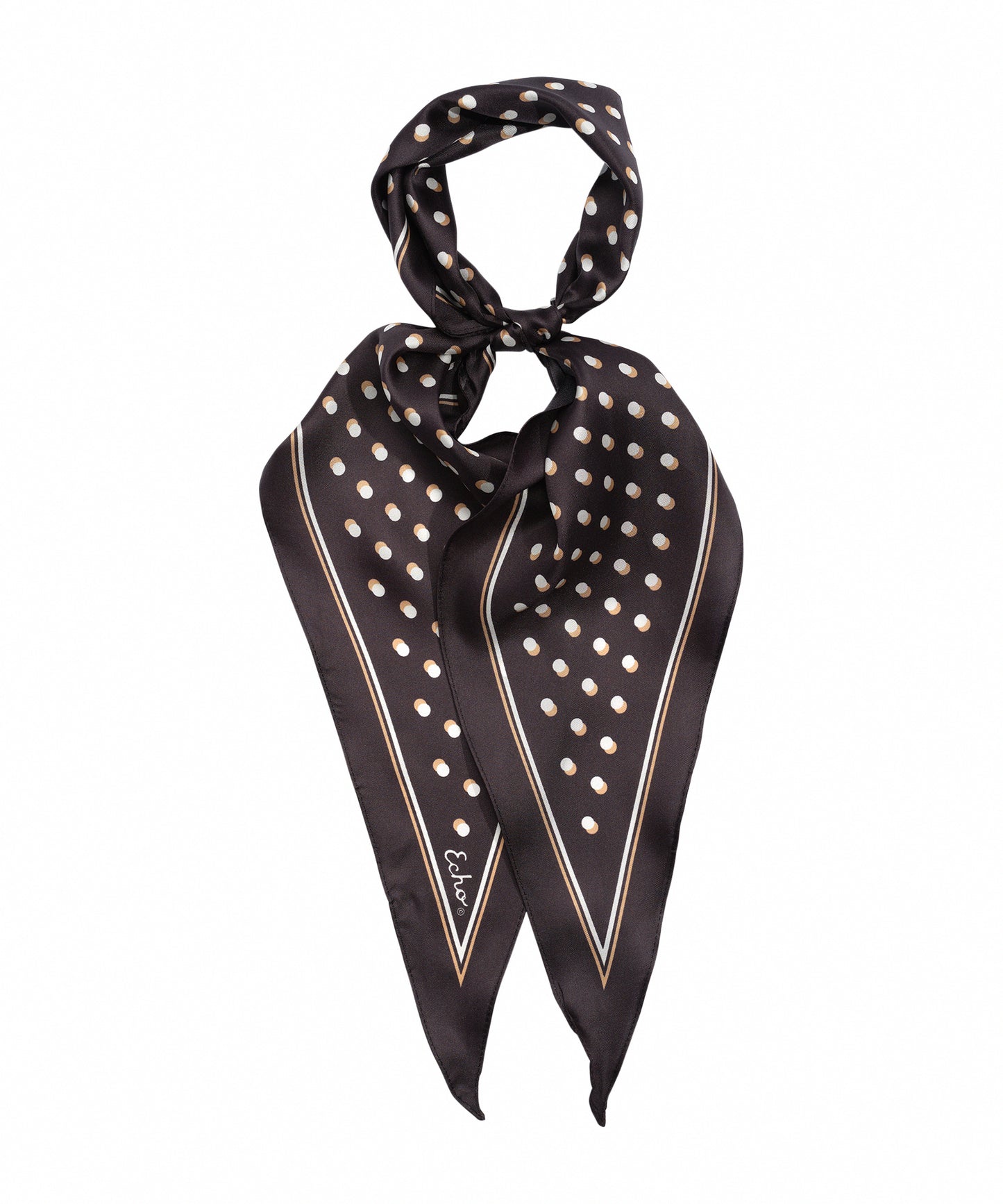 Dot Silk Diamond in color black