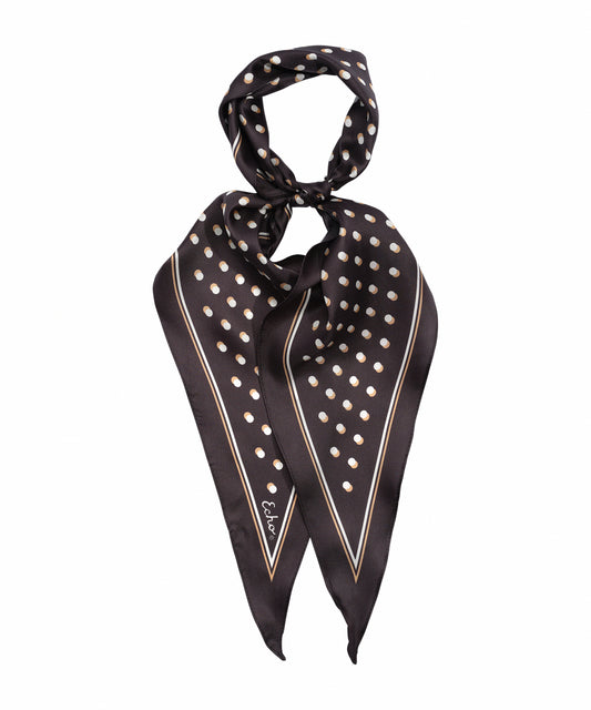 Dot Silk Diamond in color black