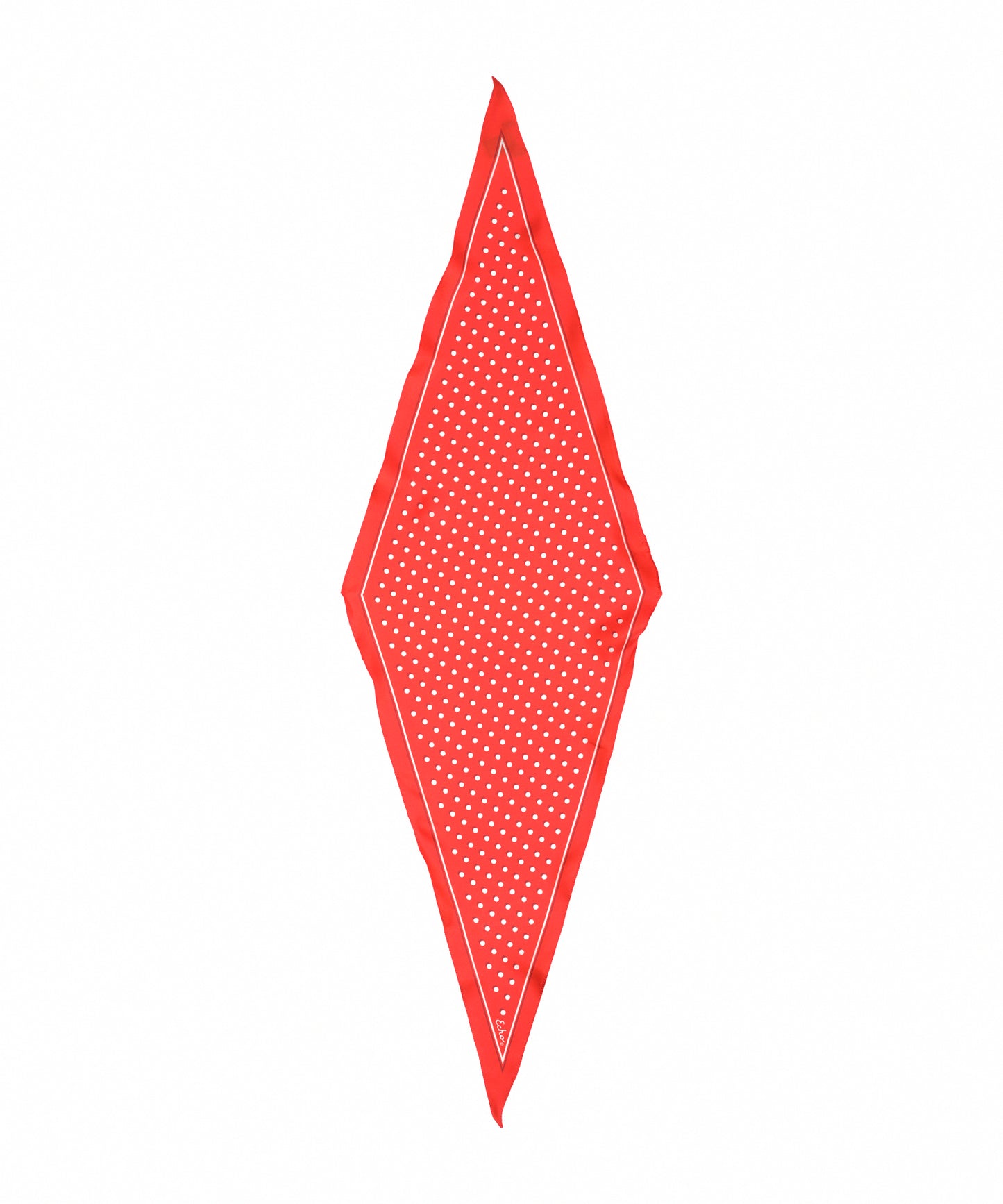 Dot Silk Diamond in color fiesta orange