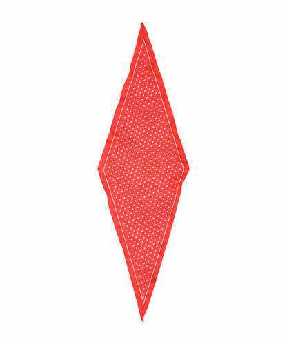 Dot Silk Diamond in color fiesta orange