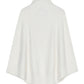 Texture Knit Poncho in color vanilla