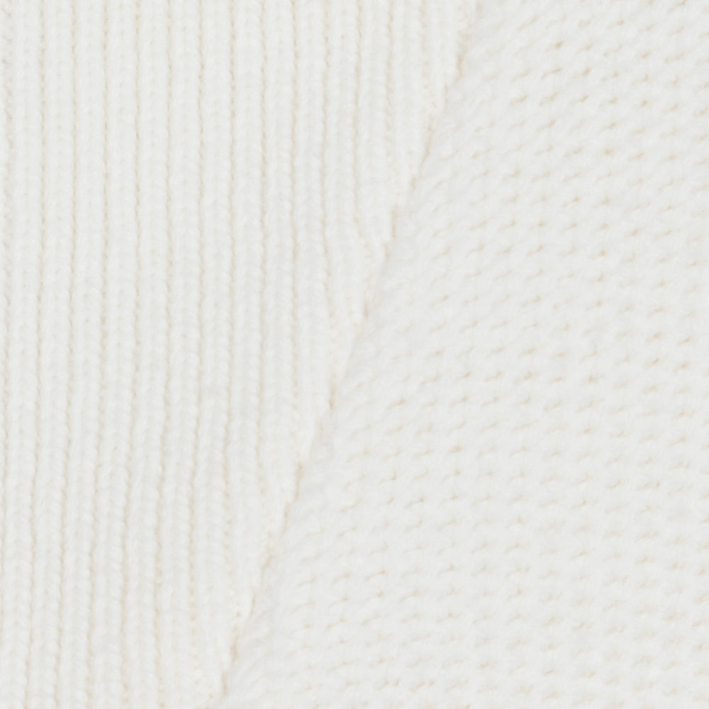 Texture Knit Poncho in color vanilla
