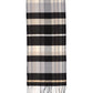 Central Park Plaid Scarf in color black
