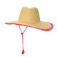 Summer Escape Floppy Hat in color red clay
