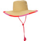 Summer Escape Floppy Hat in color red clay