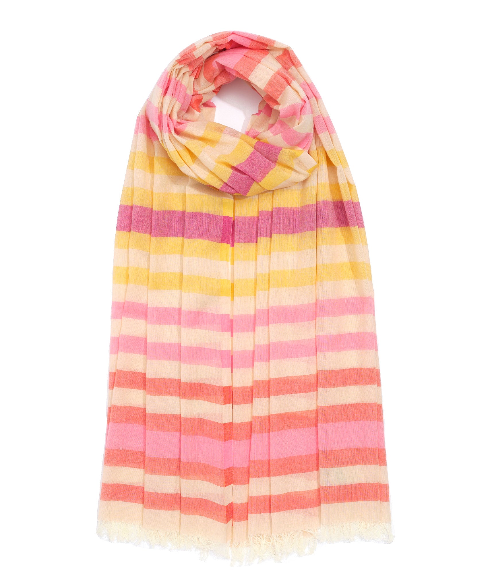 Cabana Stripe Wrap in color beach pink