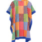 Stripe Illusion Butterfly Caftan in color multi