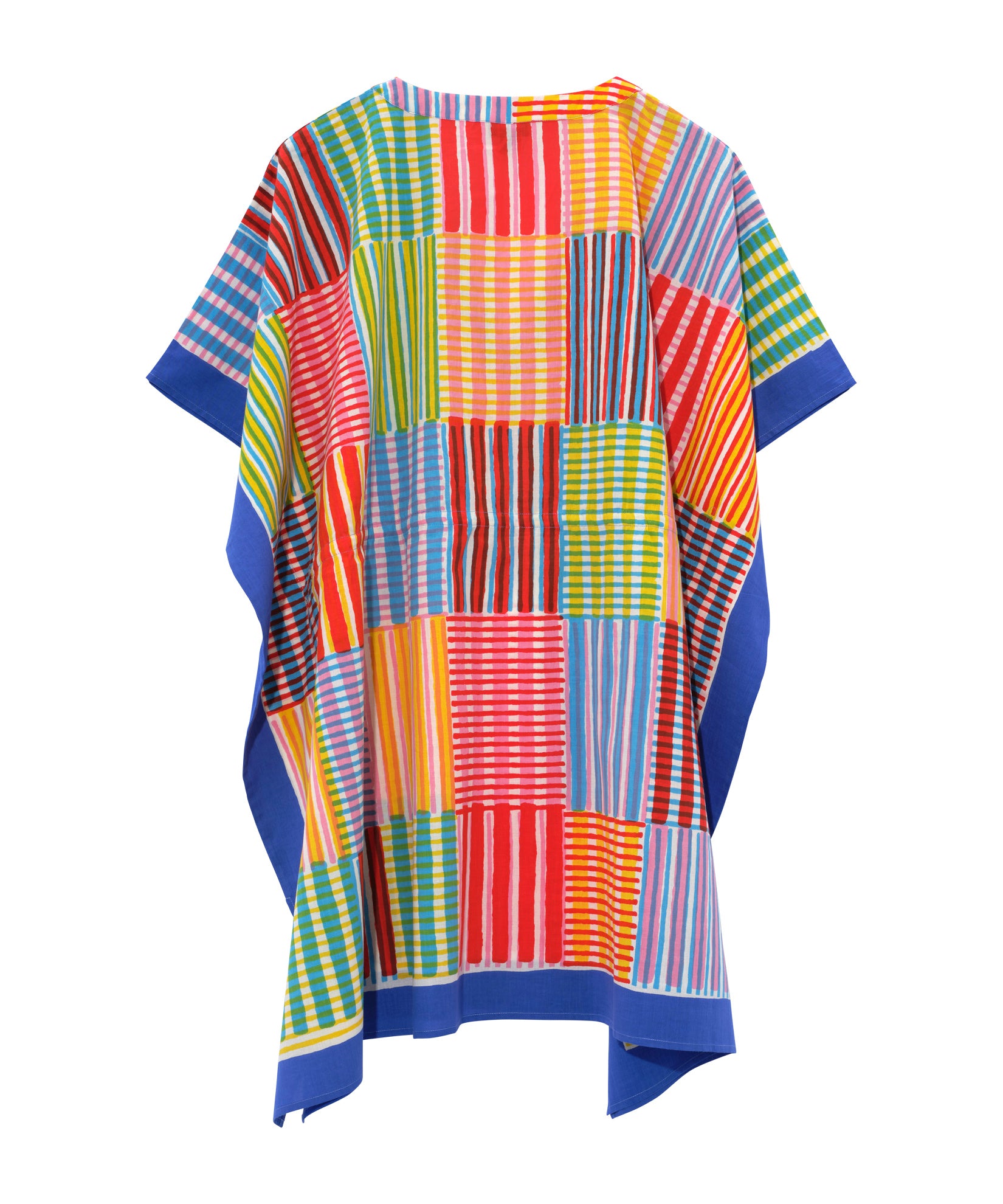 Stripe Illusion Butterfly Caftan in color multi