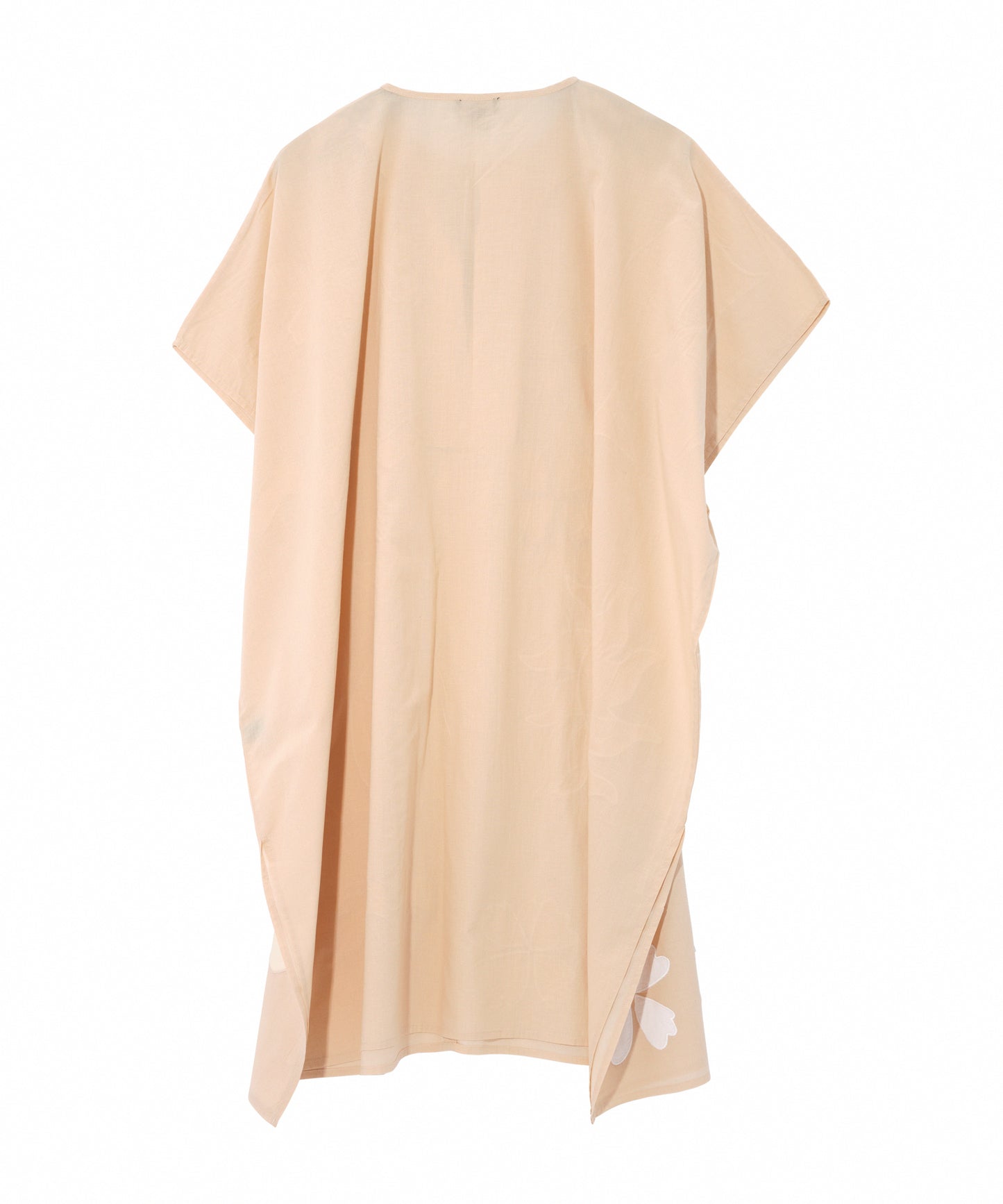 Sunup Applique Caftan in color cream