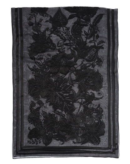 Sunkissed Silhouette Occasion Wrap in color black