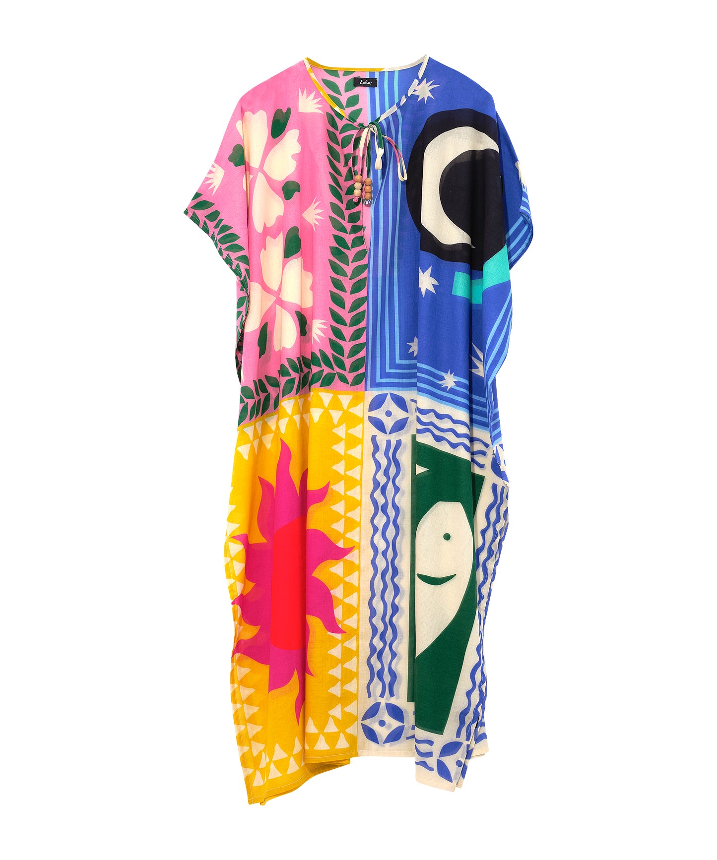 Summer Escape Caftan in color multi