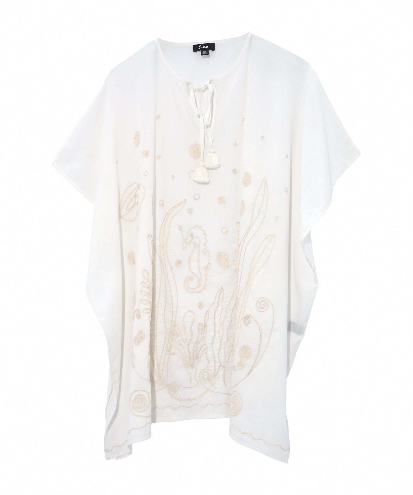 Neptune's Garden Caftan in color cream