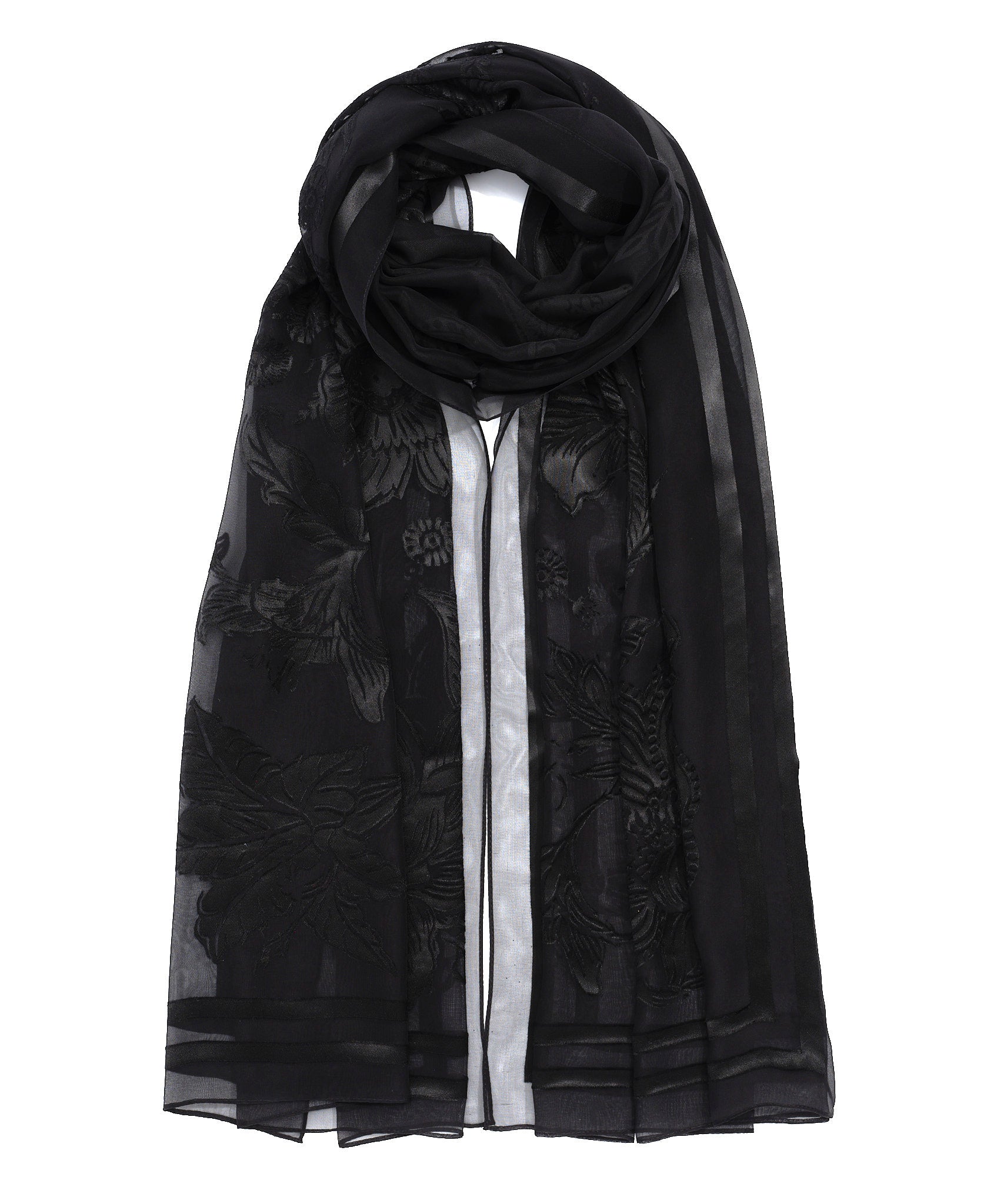 Sunkissed Silhouette Occasion Wrap in color black